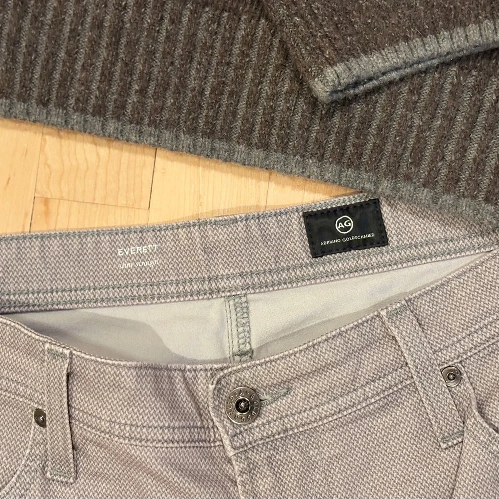 Ag Adriano Goldschmied Men's Everett Slim Straight Bi-Stretch Jeans - 36x32